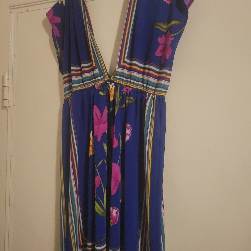 Floral Mid Contemporary Dress Size XL